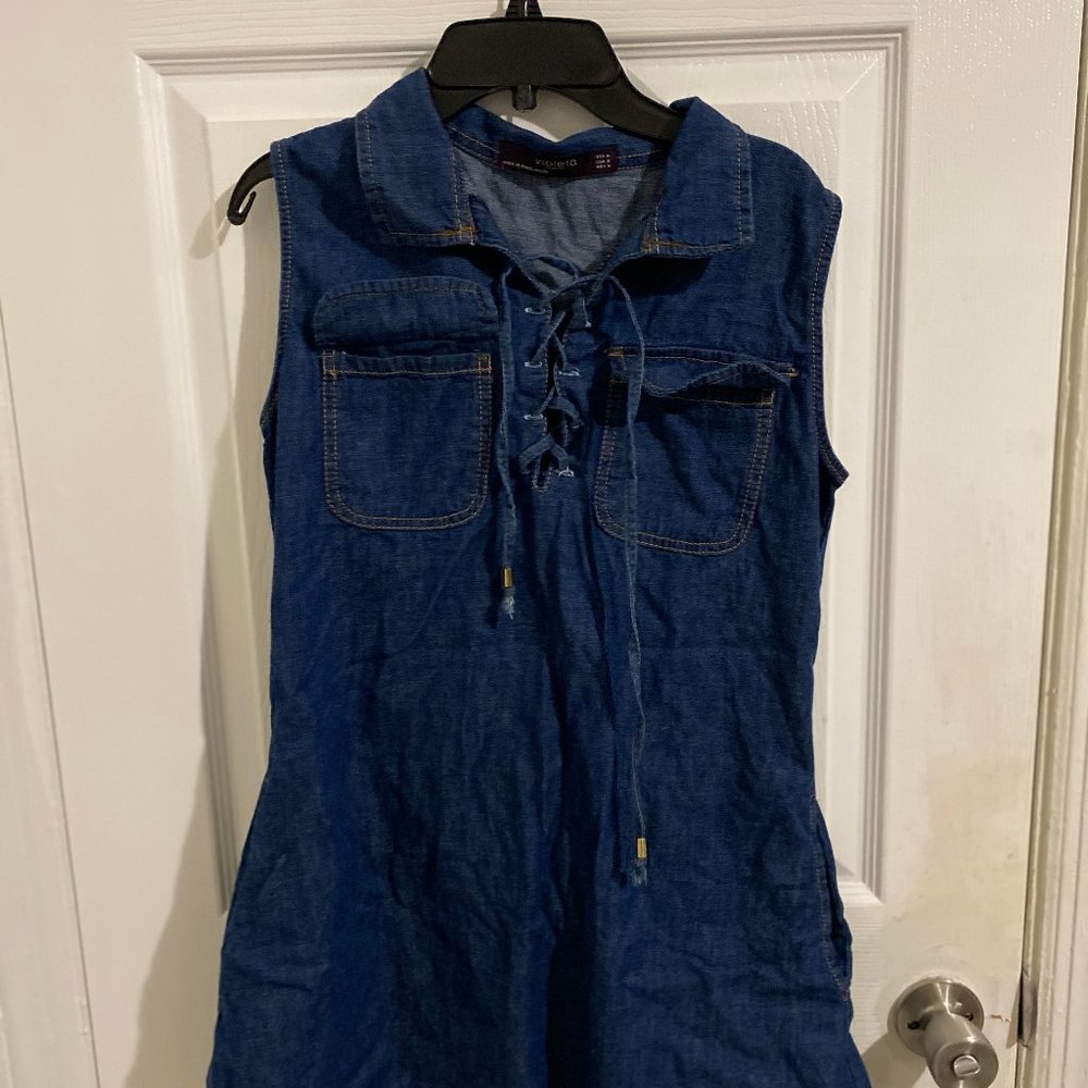 Denim dress